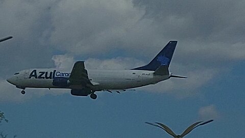 Boeing 737-300F PR-AJZ vindo de Campinas para Manaus