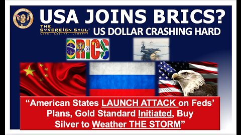 US Dollar in FREE FALL/Will USA Soon JOIN BRICS? 23 States Launching Gold-Backed Currency/Buy Silver