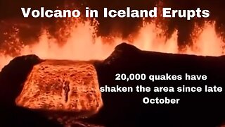 Volcano in Iceland Erupts