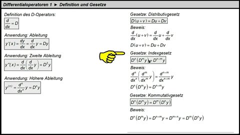 Differentialoperatoren 1 ► Definition und Grundregeln