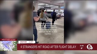 4 strangers drive to Cleveland together after their flight in Tampa was canceled