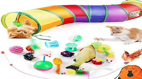 Cat Toys Kitten Toy Tunnel