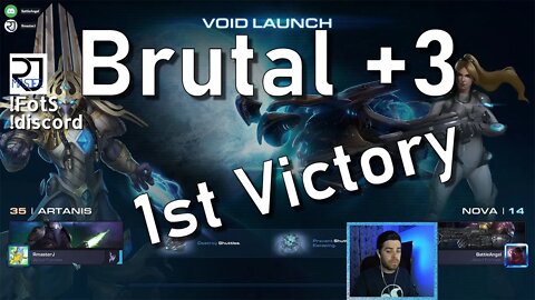 Frist EVER Victory on Brutal +3 CO-OP w/ BattleAngel (Artanis & Nova)