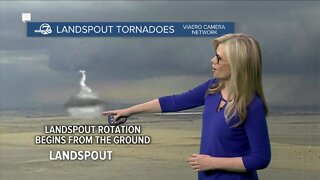 Difference between landspout and tornado