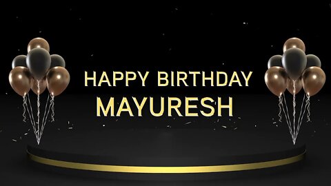 Wish you a very Happy Birthday Mayuresh