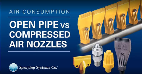 Air Consumption Open Pipe vs Air Knife