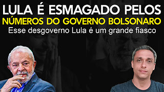 Um fiasco estrondoso - Lula é esmagado pelos números da economia do Bolsonaro