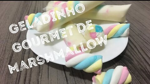 Curso De Geladinhos, Sorvetes e Cassatas Gourmets Aula 04 Geladinho Gourmet de Marshmallow