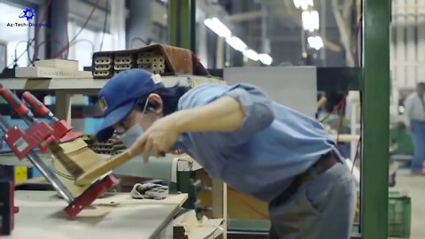 Amazing Woodworking Factory And Ingenious Worker At High Level