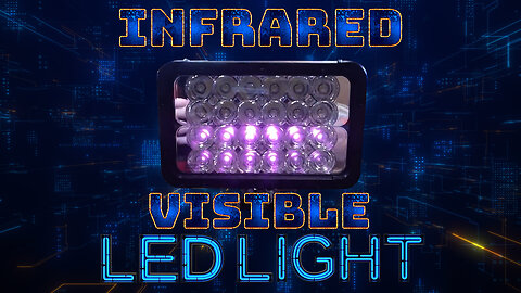 LED Light w/ Magnetic Base - Visible/IR Light - 24 LEDs