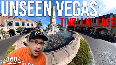 UNSEEN VEGAS: Tivoli Village Tour (Like Europe in Vegas) 4K 360 InstaOne360 RS Vegas Walking Tour