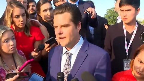 Matt Gaetz SPARS with PANICKING Reporters After McCarthy is Removed as Speaker