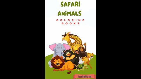 Safari Animals Coloring Book Free Download