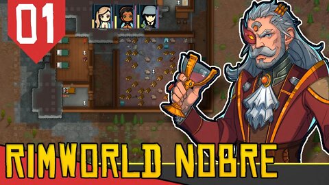 Agora da pra ser um NOBRE com TRONO! - Rimworld Royalty Base Aberta #01 [Gameplay Português PT-BR]