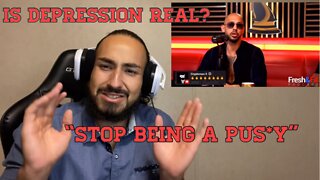 ANDREW TATE clarifies “Depression Isn’t Real” Statement on Fresh And Fit..