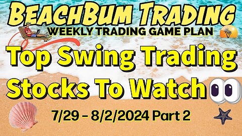 Top Swing Trading Stocks to Watch 👀 | 7/29 – 8/2/24 | WEAT PBT SDOW UROY LWAY MEXX MRAM REMX & More