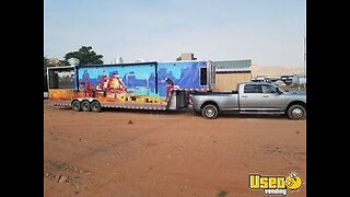 2020 - 8.5' x 40' Freedom BBQ Trailer | Food Concession Trailer for Sale in Arizona!