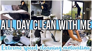 *NEW* ALL DAY EXTREME CLEAN W/ ME 2021 | EXTREME SPEED CLEANING MOTIVATION | CLEAN W/ ME | ez tingz