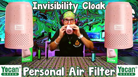 Yocan Green Invisibility Cloak Personal Air Filter & Deodorizer! Lowkey With Loud ANYWHERE!