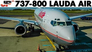 Piloting LAUDA AIR 737-800 Santorini to Vienna | Cockpit Views (2008)