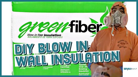 Blow In Green Fiber Insulation At The Reno House