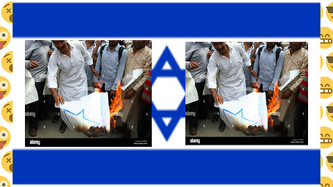 Indian and Pakistani Muslim Burning Israel Flag🔥