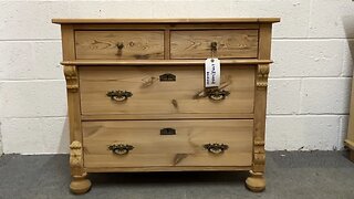 Small Continental 1920’s Pine Chest Of Drawers (Y0507B) @PinefindersCoUk