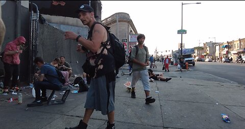 Kensington Philadelphia Homeless And Addicted To xylazine and Fentanyl