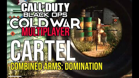 Call of Duty BO CW Multiplayer 11 - Cartel - Combined Arms Domination - No Commentary Gameplay