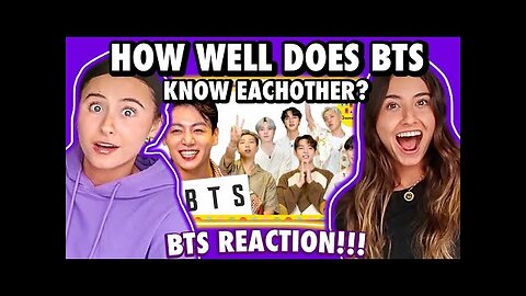"How well does BTS know each other | Vanity Fair" REACTION!