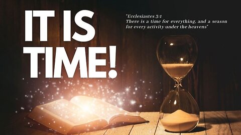 It is TIME! #propheticword #bible #faith #hope #encouragement #itistime #purpose