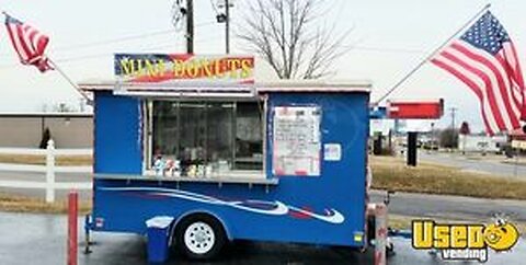 Turnkey - 2011 6.5' x 12' Mini Donut and Coffee Trailer for Sale in Kentucky