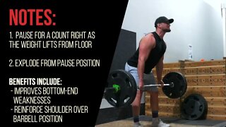 Paused Deadlifts