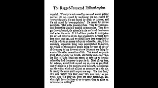 Causes of Poverty - Robert Tressell, The Ragged Trousered Philanthropists