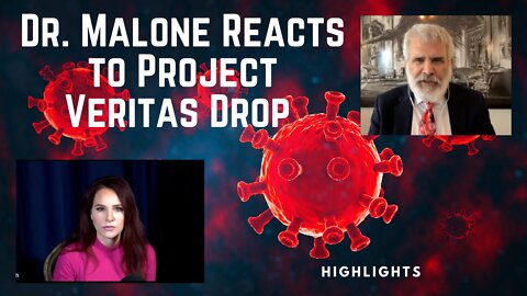 Dr. Malone Reacts to Project Veritas Drop & Media Attacks: Highlights!