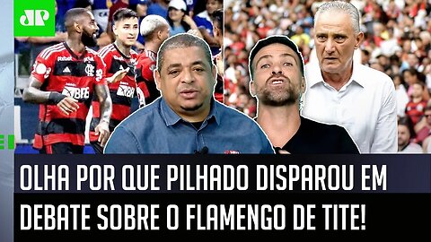 PEGOU FOGO! "É CLARO que o Tite FEZ ISSO no Flamengo! Mas EU NÃO ACEITO que os jogadores..." DEBATE!