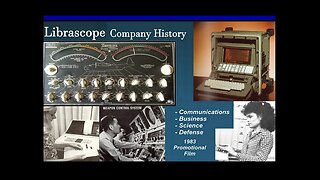 1983 Librascope Company Glendale History (Singer, Lockheed, computers, defense, military submarine)