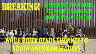 MUST WATCH CHICAGO TO CATER TO MORE ILLEGALS OVER US CITIZENS AS BIDEN PAYS OFF SOUTH AMERICA