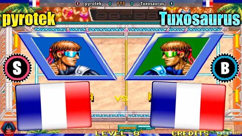 Windjammers (pyrotek Vs. Tuxosaurus) [France Vs. France]