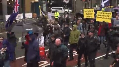 UK FREEDOM CONVOY IN MANCHESTER