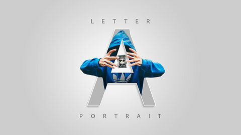 Letter (A) Portrait Design Tutorial in Photoshop