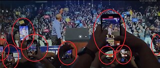 Obama, Biden, Fetterman rally staged green screen event