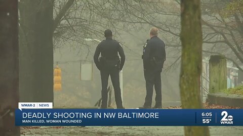 Double shooting leaves one dead, one injured in Northwest Baltimore