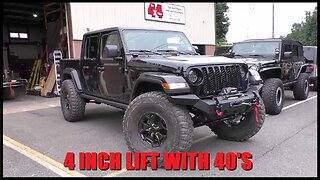 Jeep Gladiator Lifted With 40's