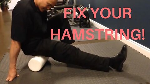 Pulled Hamstring Treatment using a Foam Roller | Dr Wil & Dr K
