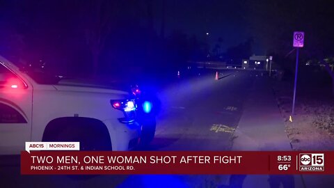 PD: 3 hurt in shooting near 24th Street and Indian School Road