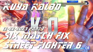 Kuya Kalbo Six Match Fix with Chun Li on Street Fighter 6 as Puyat 12-22-2023 Part 1.