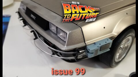 building the delorean from back to the future issue 99