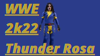 WWE 2k22 Thunder Rosa Entrance