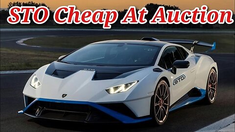 Lamborghini Huracan STO Cheap At Auction (Winning)